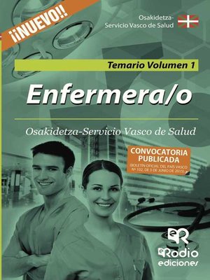 cover image of Enfermera/o de Osakidetza-Servicio Vasco de Salud. Temario. Volumen 1